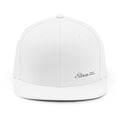 Elevated Snapback Hat – Minimal "ELEVA" Embroidered Logo - Raquel Teixeira
