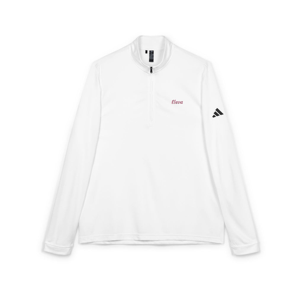 Embroidered Quarter-Zip Pullover — Eleva - Lightweight UPF 50+ Sport Pullover - Raquel Teixeira
