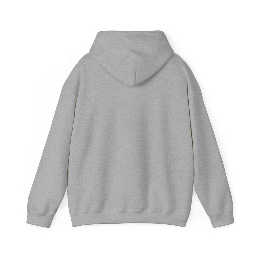 Minimal 'Eleva' Script Hoodie — White Sleeve Lettering - Raquel Teixeira