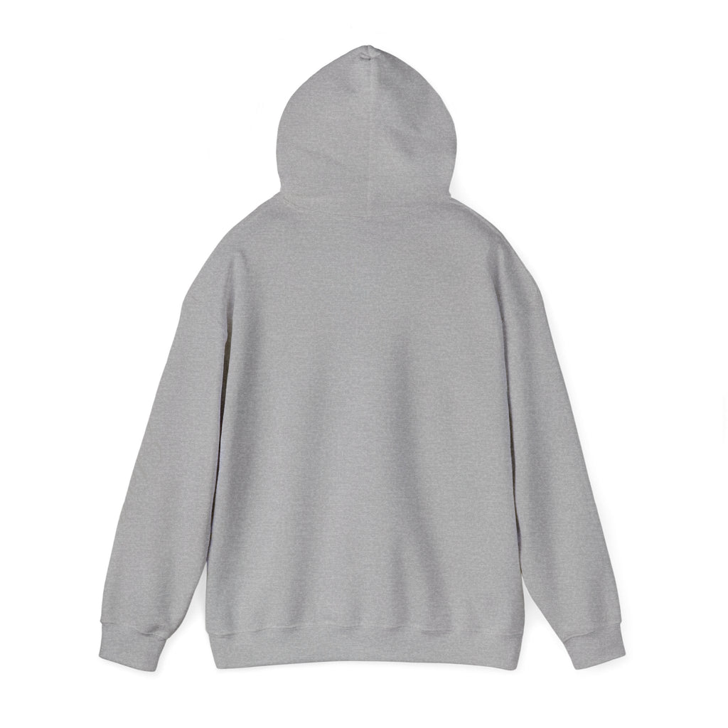 Minimal 'Eleva' Script Hoodie — White Sleeve Lettering - Raquel Teixeira
